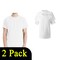 Hanes Men's Essential-T Cotton Short Sleeve T-Shirt, Classic Fit Ribbed Crewneck White tee